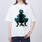 ぜるもけのブロンズガーゴイル Oversized T-Shirt