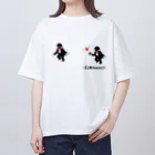 momolove のふたりで髭ダンス Oversized T-Shirt