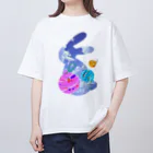 Rabbitflowerの夏の思い出 オーバーサイズTシャツ
