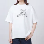 ダチョウ太郎のSuper_Cat前日譚 Oversized T-Shirt