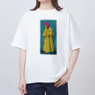 小僧の店の黄色のコート Oversized T-Shirt