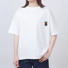 HIPHOPあにまるのHIPHOPな熊 Oversized T-Shirt