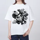 てんしんくんの3匹のカッパ達 Oversized T-Shirt