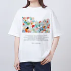 鳥救うSUZURIの『ぴぃ、多様性。』【寄付付き商品】 Oversized T-Shirt