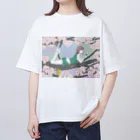 melancholy shopの淡い春 オーバーサイズTシャツ