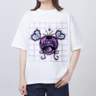 RANGANMARUの単眼ちゃん♡ハートツインテール Oversized T-Shirt