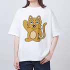 須田ふくろうの素直な猫のスナネコ オーバーサイズTシャツ