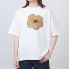 eclat-misaのflower series オーバーサイズTシャツ