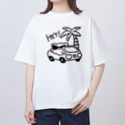 物騒おねこさまショップのHEY！ Oversized T-Shirt