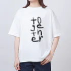 hippi▲▲▲のtogether (バックプリントなし) オーバーサイズTシャツ