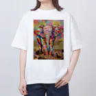 13's SHOPのparadise  Oversized T-Shirt