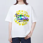 川上牧場のヤマフェスステッカー（黄色） Oversized T-Shirt
