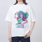 Haku.のニューレトロガール オーバーサイズTシャツ