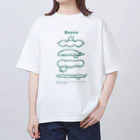 Aランチサラダ付SHOPの夏のbeansさん オーバーサイズTシャツ