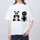 シュンボーヤの宝箱のパンダとダンパ Oversized T-Shirt