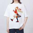 桜音ことこ企画のシェイクを持つ少女 Oversized T-Shirt