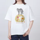 元祖ふとねこ堂のにゃんこロール オーバーサイズTシャツ