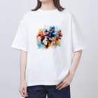 SUN33のAmerican football Oversized T-Shirt