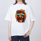 Vasetti_pressのカッコいい馬 Oversized T-Shirt