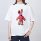 NAKED QUILTのウサチャ Oversized T-Shirt