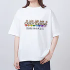 ドレミファshopの音符の妖精ドレミファ姉妹 オーバーサイズTシャツ