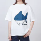 とてつもないショップの太ったサメ オーバーサイズTシャツ