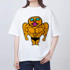 ぷりてぃーくりーちゃーずのゴールデン筋肉 オーバーサイズTシャツ