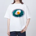 シチュー青いのスパゲッティ青い Oversized T-Shirt