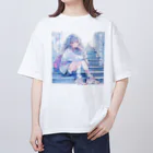 みゆみん@YouTuber ／M|Little Kit FoxのReunion Tシャツ オーバーサイズTシャツ