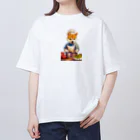 桜音ことこ企画の柴のレストランv2 オーバーサイズTシャツ