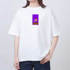 ʚ🦄ɞみつり🌈𝑆𝑂𝐷𝐴𝑆𝐻𝐼𓃗のスピノくん(恐竜) オーバーサイズTシャツ