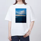 豊風本舗の九十九里浜　浜辺 オーバーサイズTシャツ