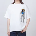 めがいん／Megainのちょっと休憩スケルトン オーバーサイズTシャツ