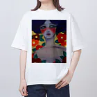 satoko-yの赤椿姫 オーバーサイズTシャツ