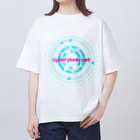 なべのサイバーパンク猫ちゃん　タイトル オーバーサイズTシャツ
