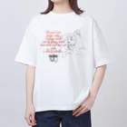 You and me !のヨコネコ Oversized T-Shirt