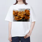 フードパレット色彩のフードパレット色彩の唐揚げ Oversized T-Shirt