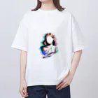 yumaのgirls3 Oversized T-Shirt