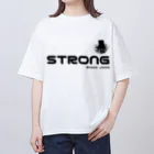 ストロング翡翠の漆黒ストロングT Oversized T-Shirt