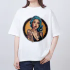 streetsnapのUrban Inked Chic、片面プリントTシャツ、期間限定 オーバーサイズTシャツ