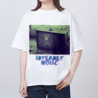 稲荷紺のINTERNET HOLIC オーバーサイズTシャツ