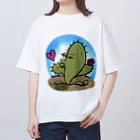 Realm of Ramblesのサボテン - 投げキス オーバーサイズTシャツ