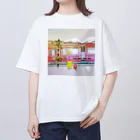 fridosamtの梅田のメランコリー Oversized T-Shirt