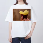 hanacoのあの時の焼き芋 オーバーサイズTシャツ