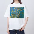 世界の名画館 SHOPのゴッホ「花咲くアーモンドの木の枝」 オーバーサイズTシャツ