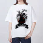 ㌍のるつぼのNight Rabbit Oversized T-Shirt