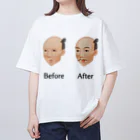 非対称デモクラシーのコスメ武将 オーバーサイズTシャツ