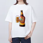 ssggrrのビール乾杯くん Oversized T-Shirt