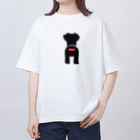 BarkingBeatsのPawreo🐾 ブラックコレクション オーバーサイズTシャツ