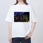 とある高校生が作ったグッズのニューヨーク市街地 Oversized T-Shirt
